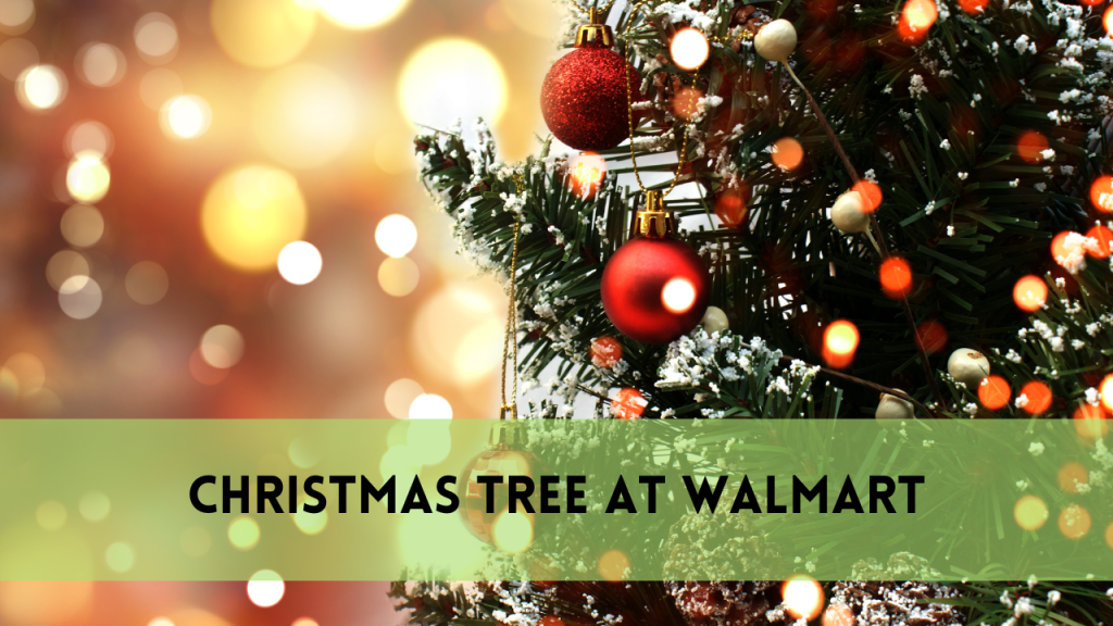christmas tree at walmart